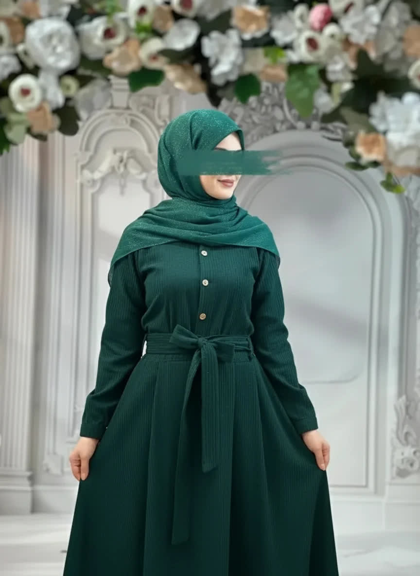 تونیک دامن زمردی