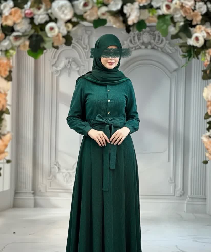 تونیک دامن زمردی